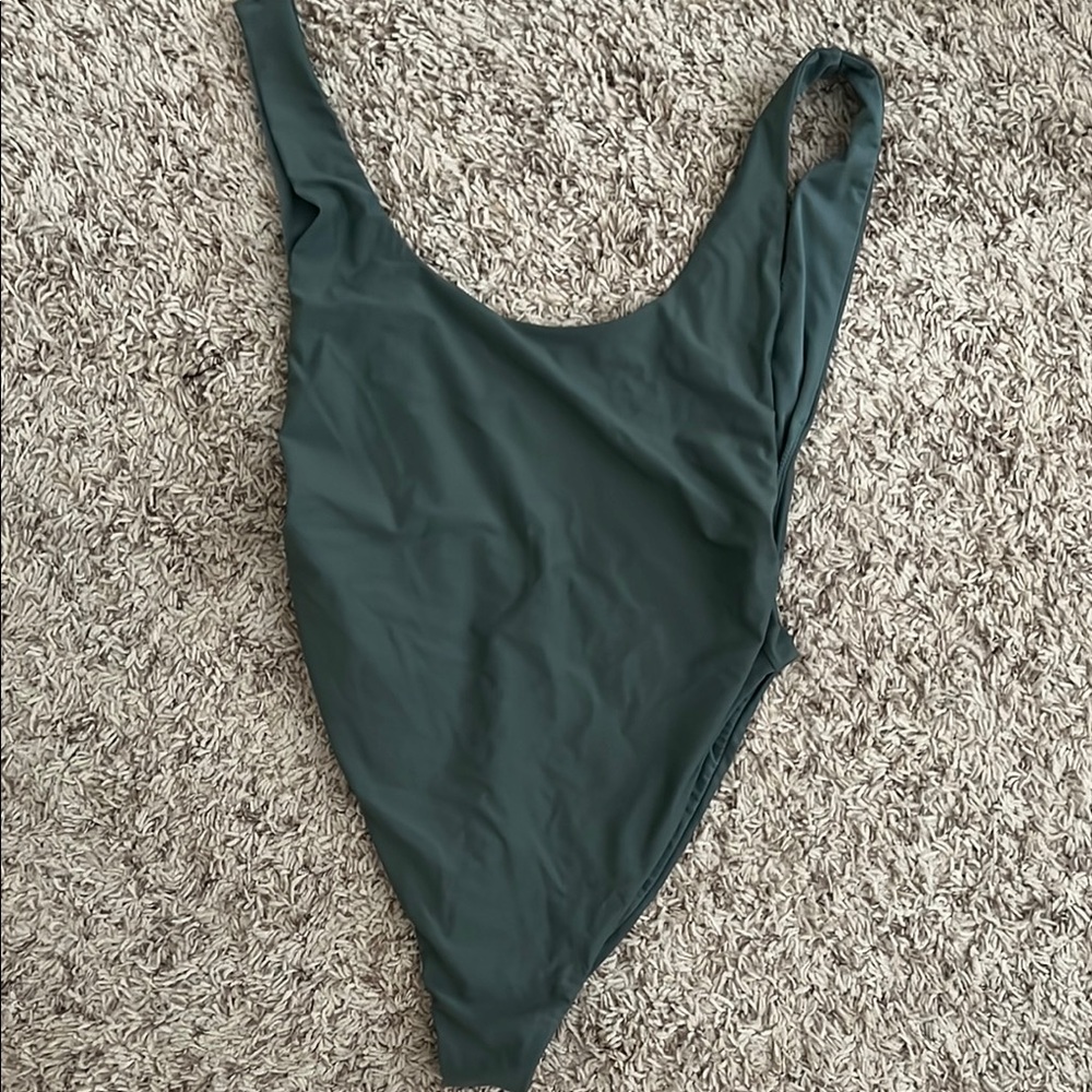Aerie Dark Green One-Piece Swimsuit